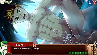 Game: Friends Headquarter path 2, part 24 - Mating with Taiga all over a cavity (russian voiceover)